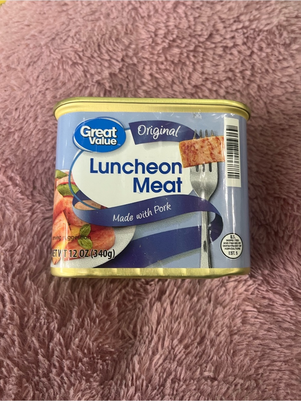 Great Value Original Luncheon meat